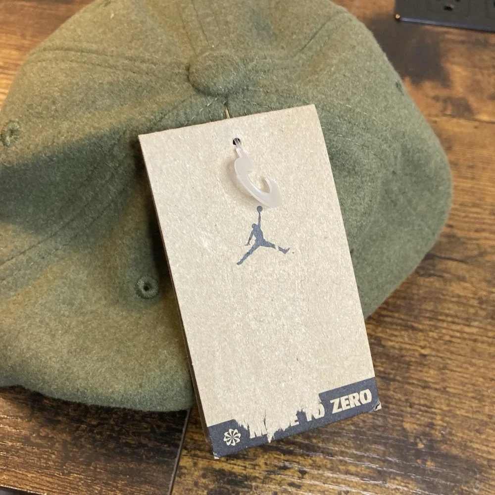 Nike Flight Fly‎ Green Unstructured Wool Blend Adjustable Cap Hat Adult L/XL NWT
